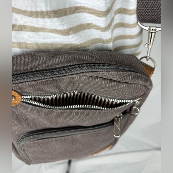 Travelon Heritage Anti-Theft Tour Bag Crossbody, Gray,RFID Travel Purse - Picture 16 of 16